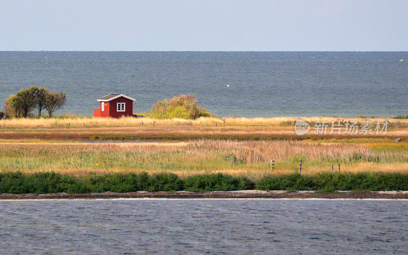 A beach house on ærøisland, Denmark